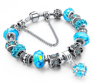 bracelet bleu ciel