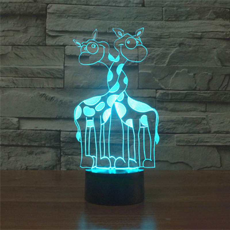 Lampe lumineux projection Girafe lumineux