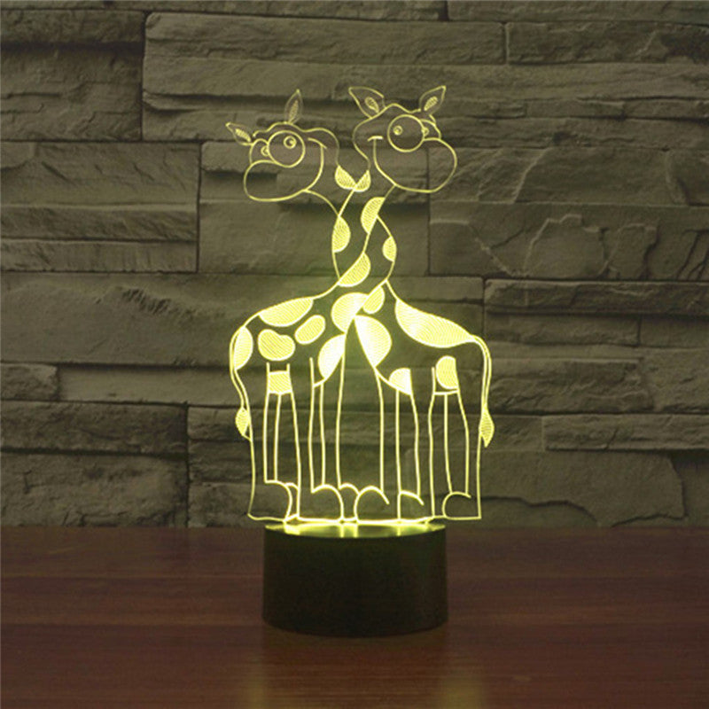 Lampe lumineux projection Girafe lumineux